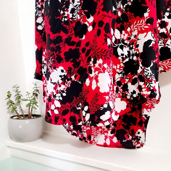 JJulia Smith flowered blouse  size M - Picture 5 of 6